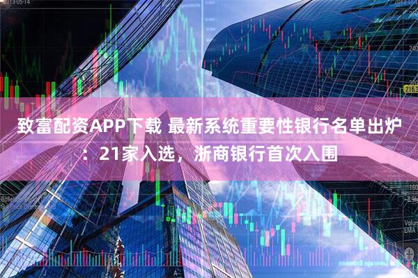 致富配资APP下载 最新系统重要性银行名单出炉：21家入选，浙商银行首次入围